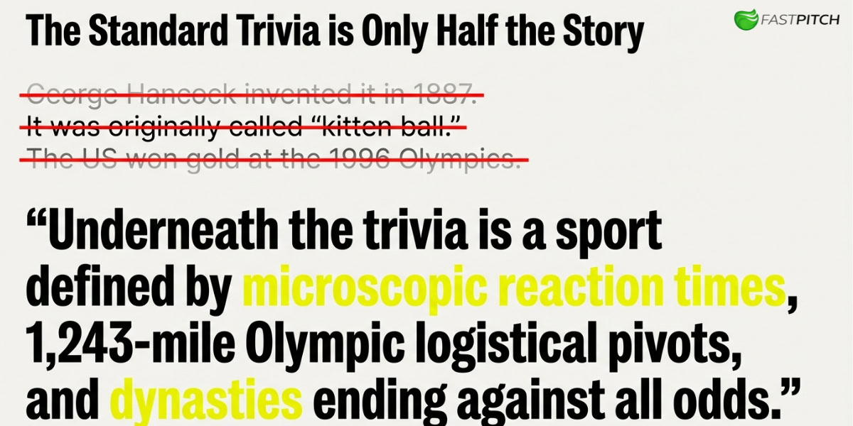 Fastpitch Softball Facts: Things That Make This Sport Genuinely Different 1