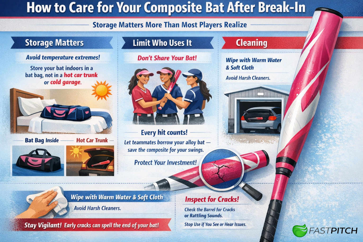 How to Break In a Composite Fastpitch Softball Bat — Step-by-Step Guide 4