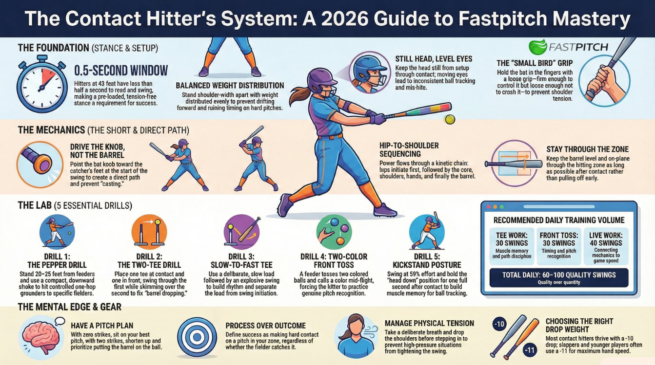 How to Become a Better Contact Hitter in Fastpitch Softball (2026 Guide) 2