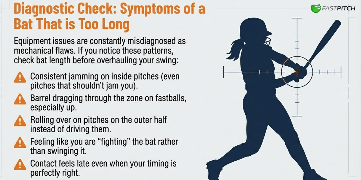 A Bat That Is Too Long Fastpitch Bat Length Guide: How to Find the Right Size for Your Game 10