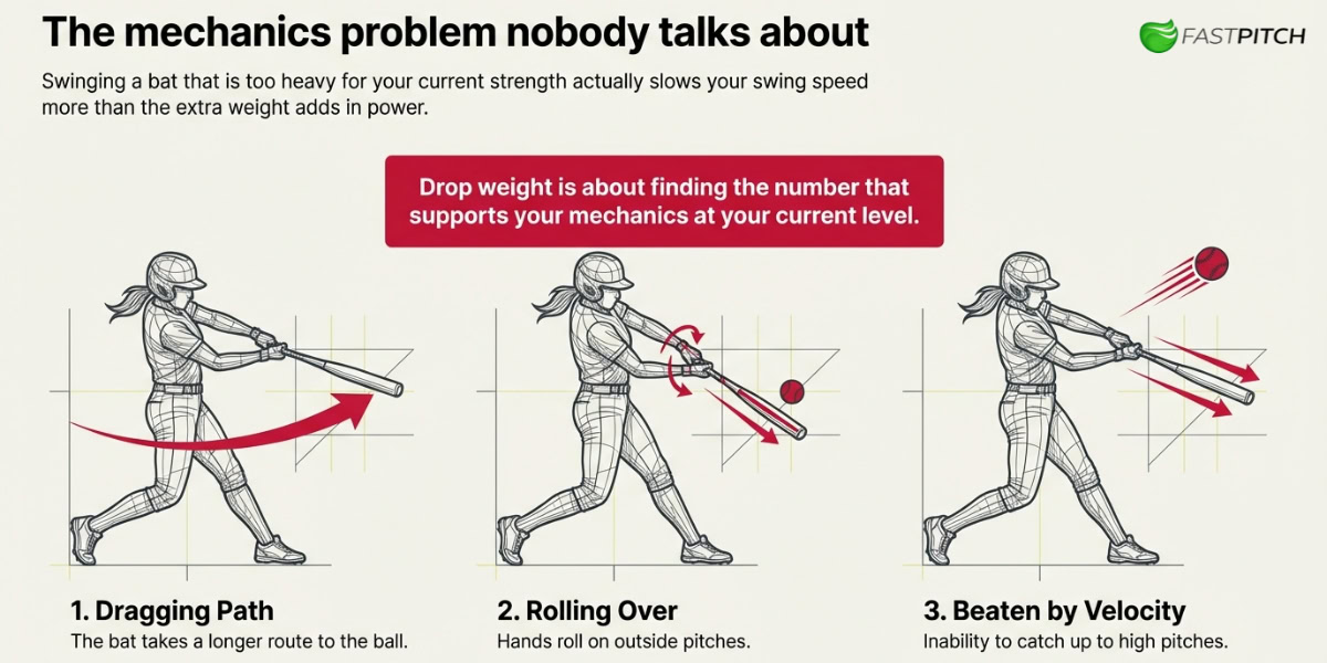 Fastpitch Bat Drop Weight Explained: How to Choose -8, -9, -10, -11, or -12 5